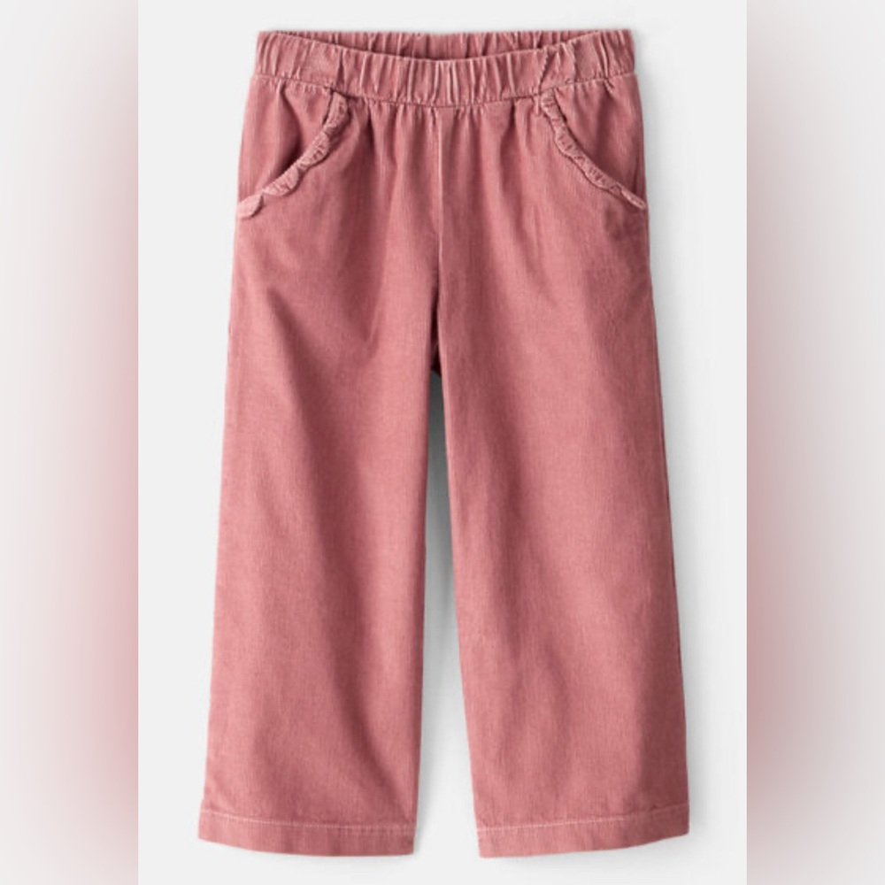 Toddler Girl Corduroy Wide-Leg Pants - Pink